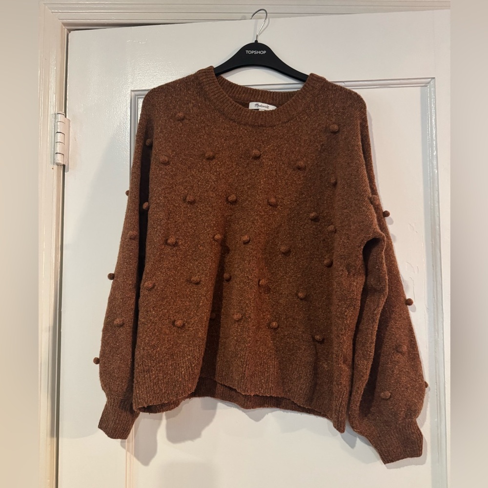 Madewell Pom-Pom Knit Sweater